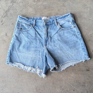 Abercrombie & Fitch High Rise Dad Shorts Denim Jean Shorts size 32/14